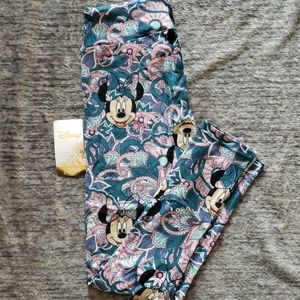 Lularoe Minnie Mouse Paisley Disney leggings OS
